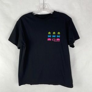 Space Invaders Black T-Shirt